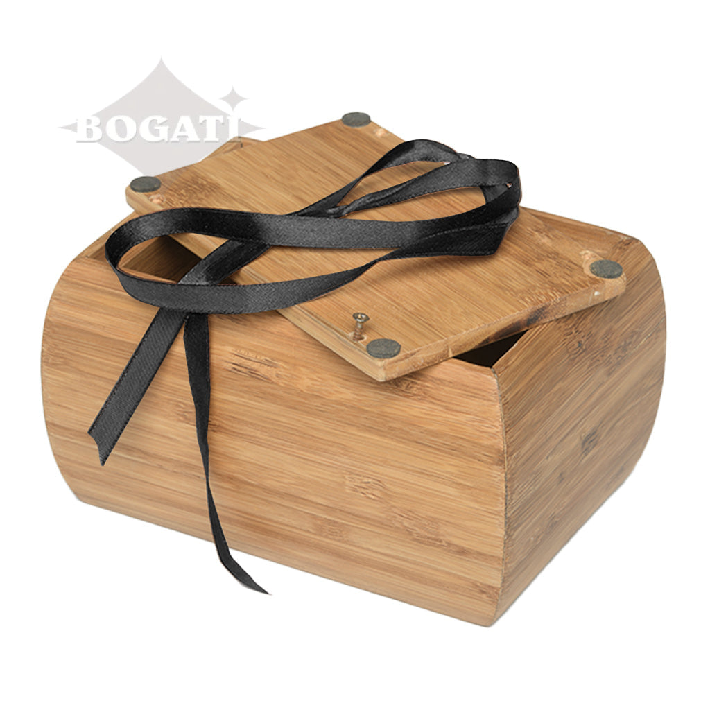 EXTRA SMALL - Eco-friendly Bamboo Urn - 1024 - Curved edges