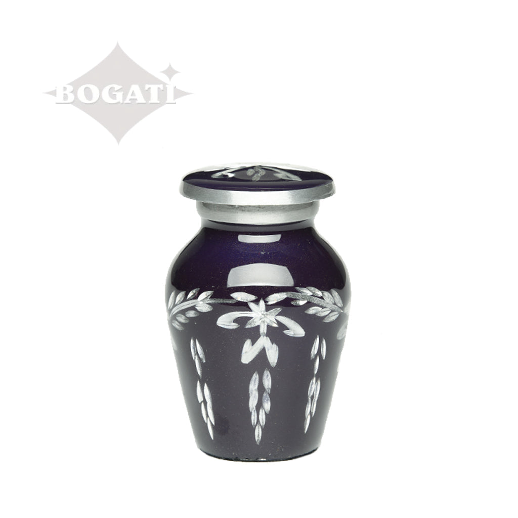 KEEPSAKE -1100- Diamond Cut Alloy Urn Purple Haze
