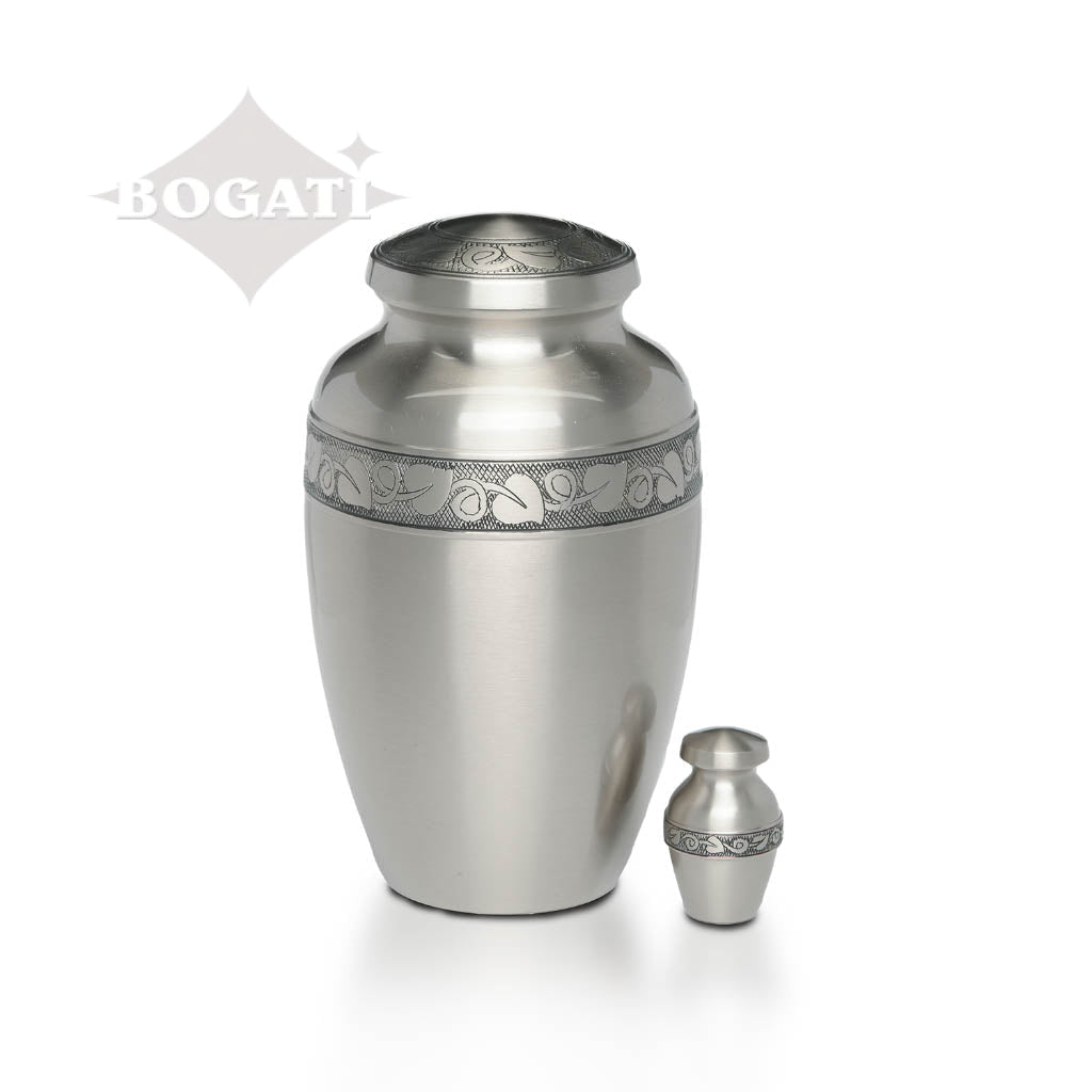 ADULT - Brass -1300-JAS- Bogati Jasmine™ - Pewter-tone band