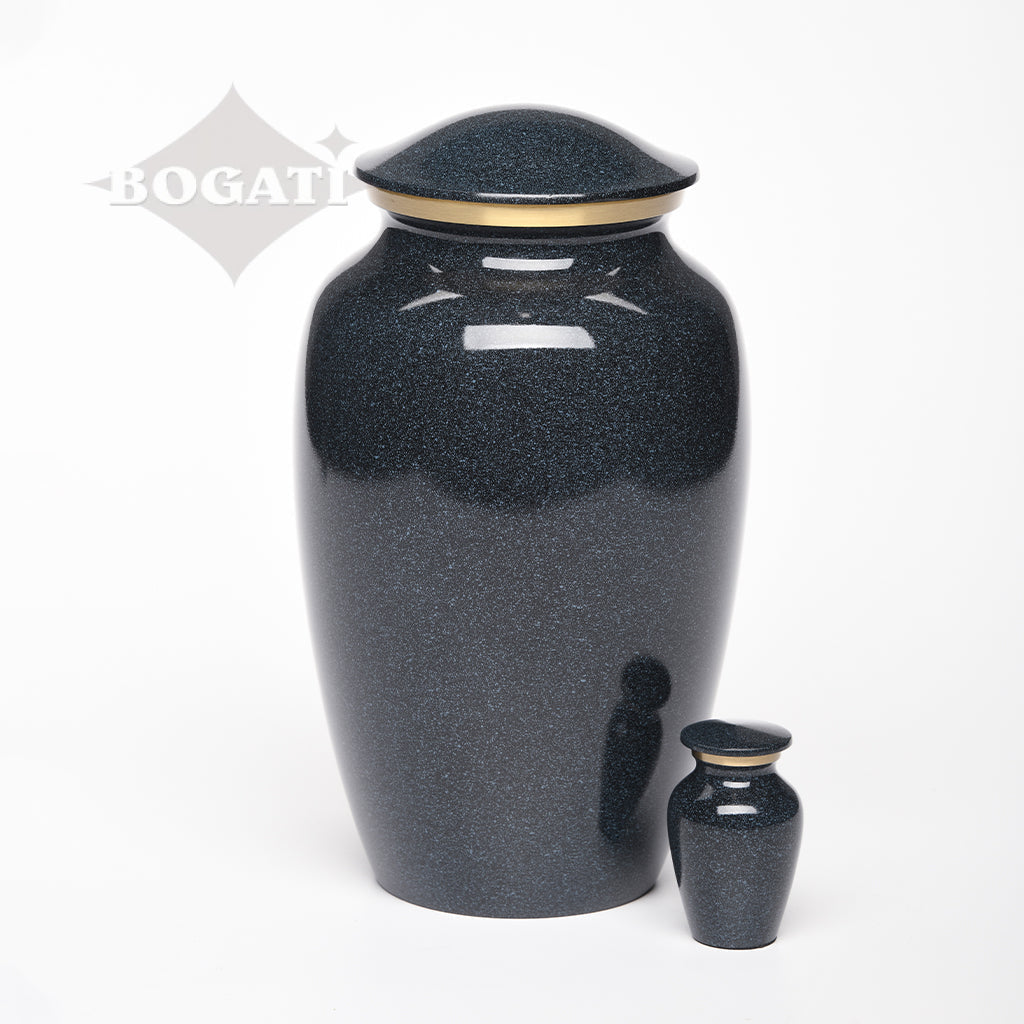 ADULT Classic Brass urn -1541- Speckled finish