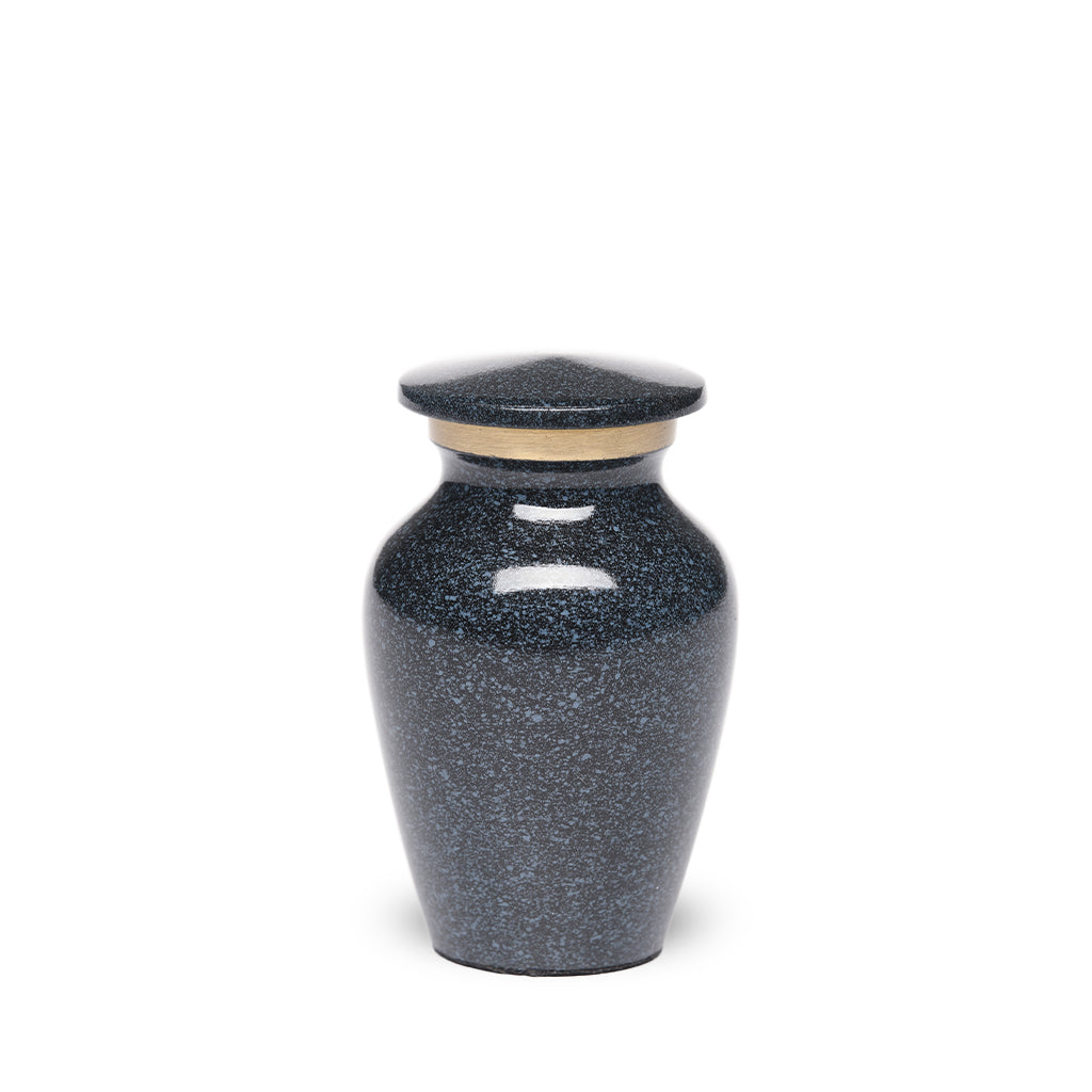 KEEPSAKE Brass urn -1541- Speckled Finish