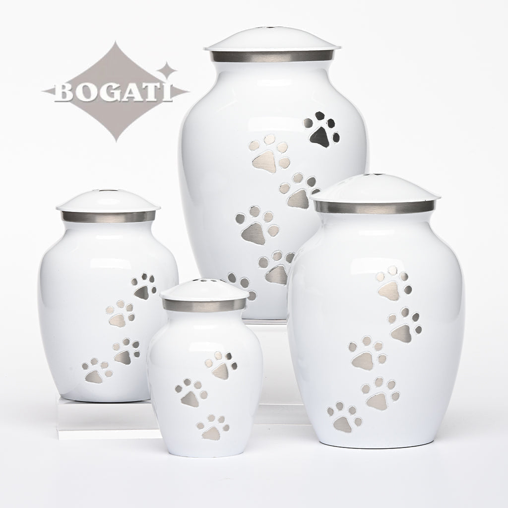 EXTRA SMALL Brass Pet Urn - "Paws to Heaven" (Copy)