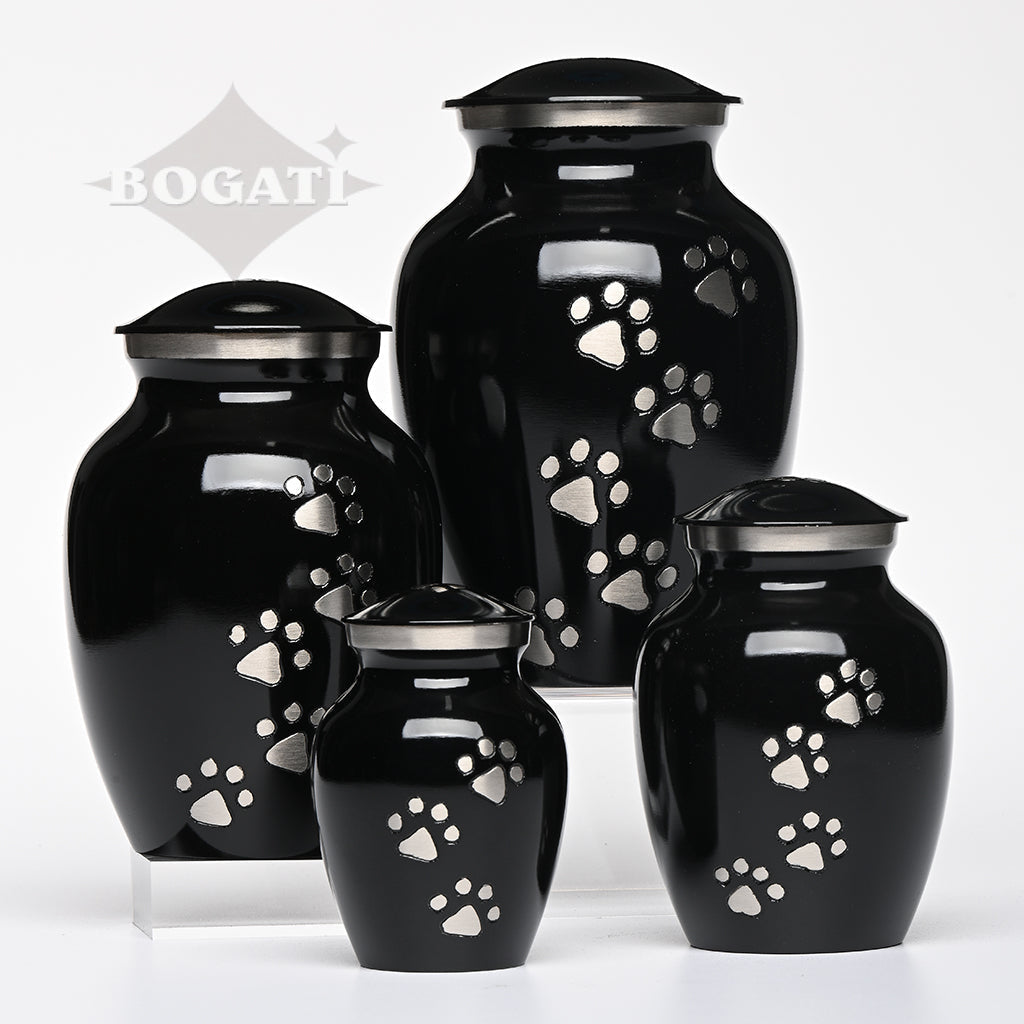 EXTRA SMALL Brass Pet Urn - "Paws to Heaven" (Copy)