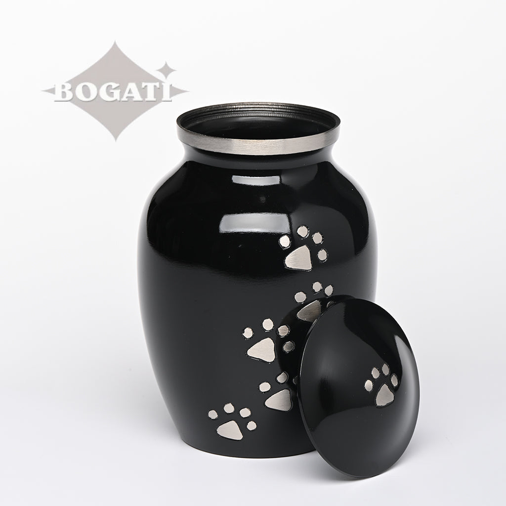 MEDIUM Brass Pet Urn -"Paws to Heaven"