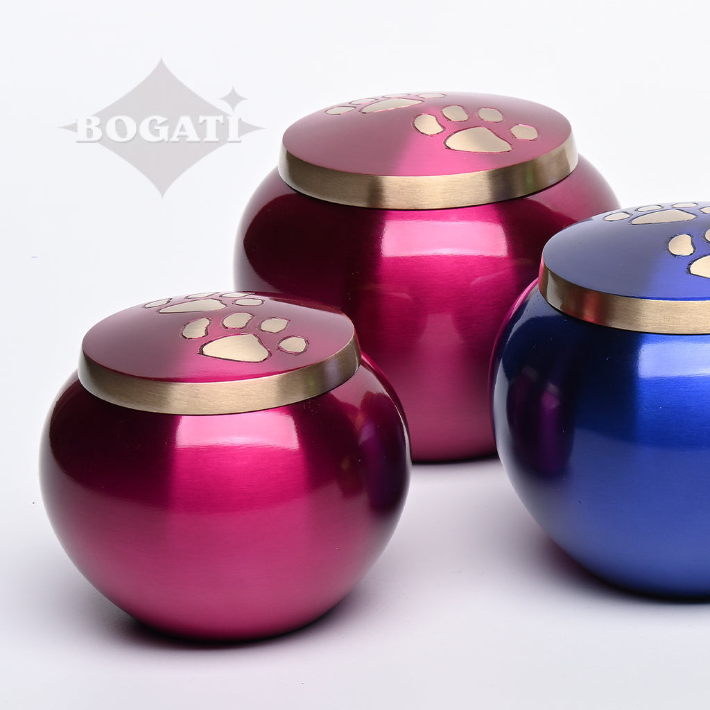 MEDIUM Brass "Journey" Pet urn - 2011- ColorWay