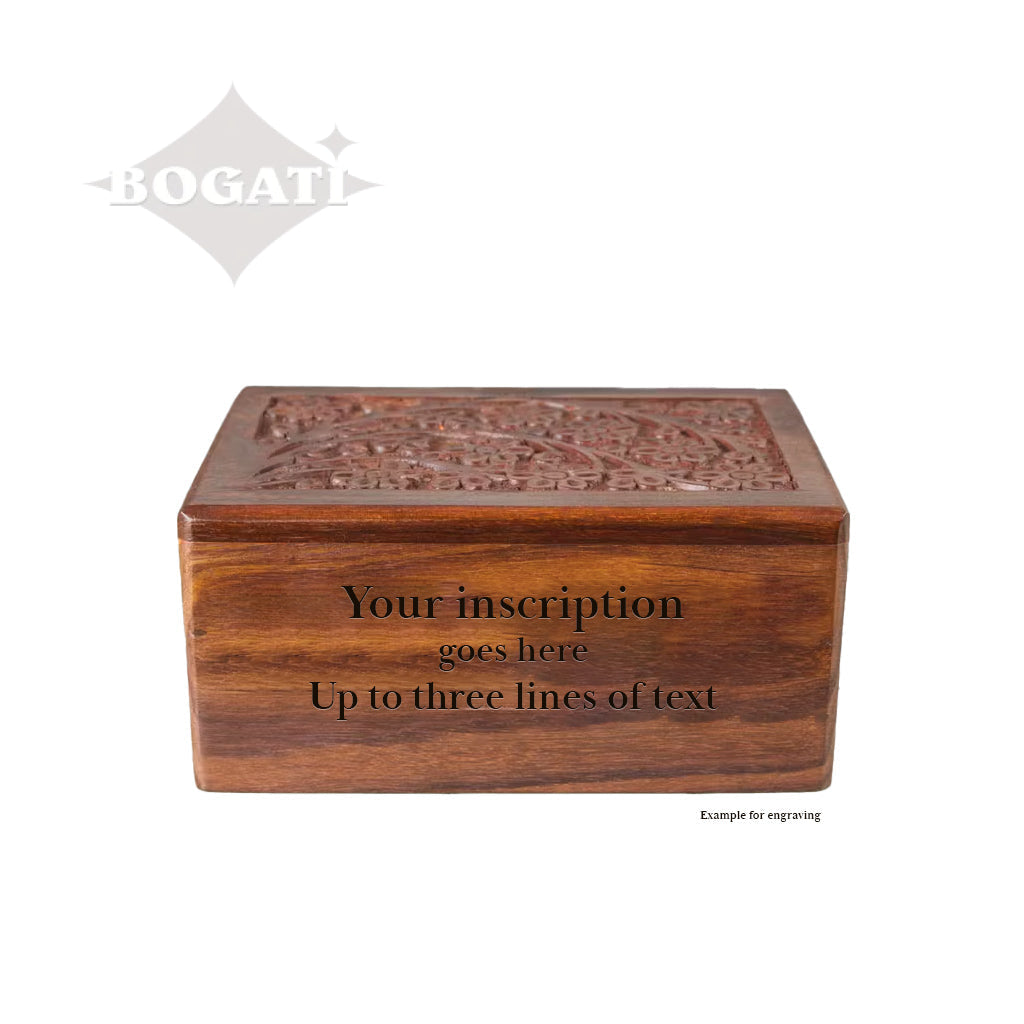 SMALL Rosewood Urn -2720 - Tree of Life