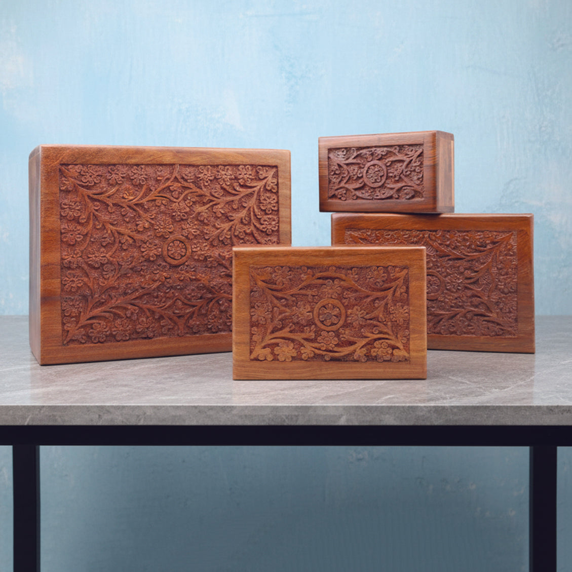 TC Rosewood Lifecycle Urn -2760 - Bogati Exclusive