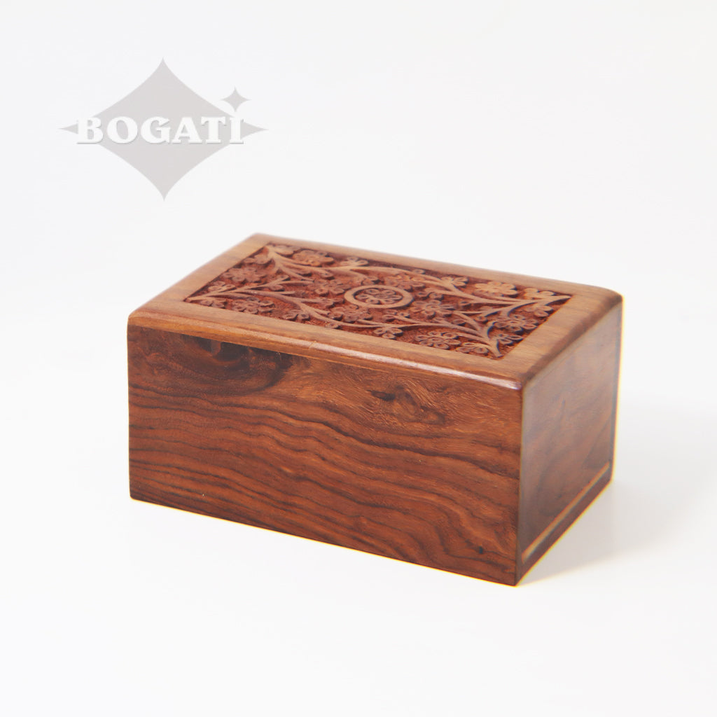 SMALL - Rosewood Lifecycle Urn -2760 - Bogati Exclusive