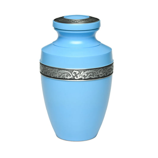 IMPERFECT SELECTION -ADULT - Alloy Urn -3076- Grecian with Flowing Vine
