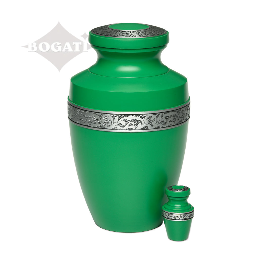 ADULT - Alloy Urn -3076- Grecian with Flowing Vine
