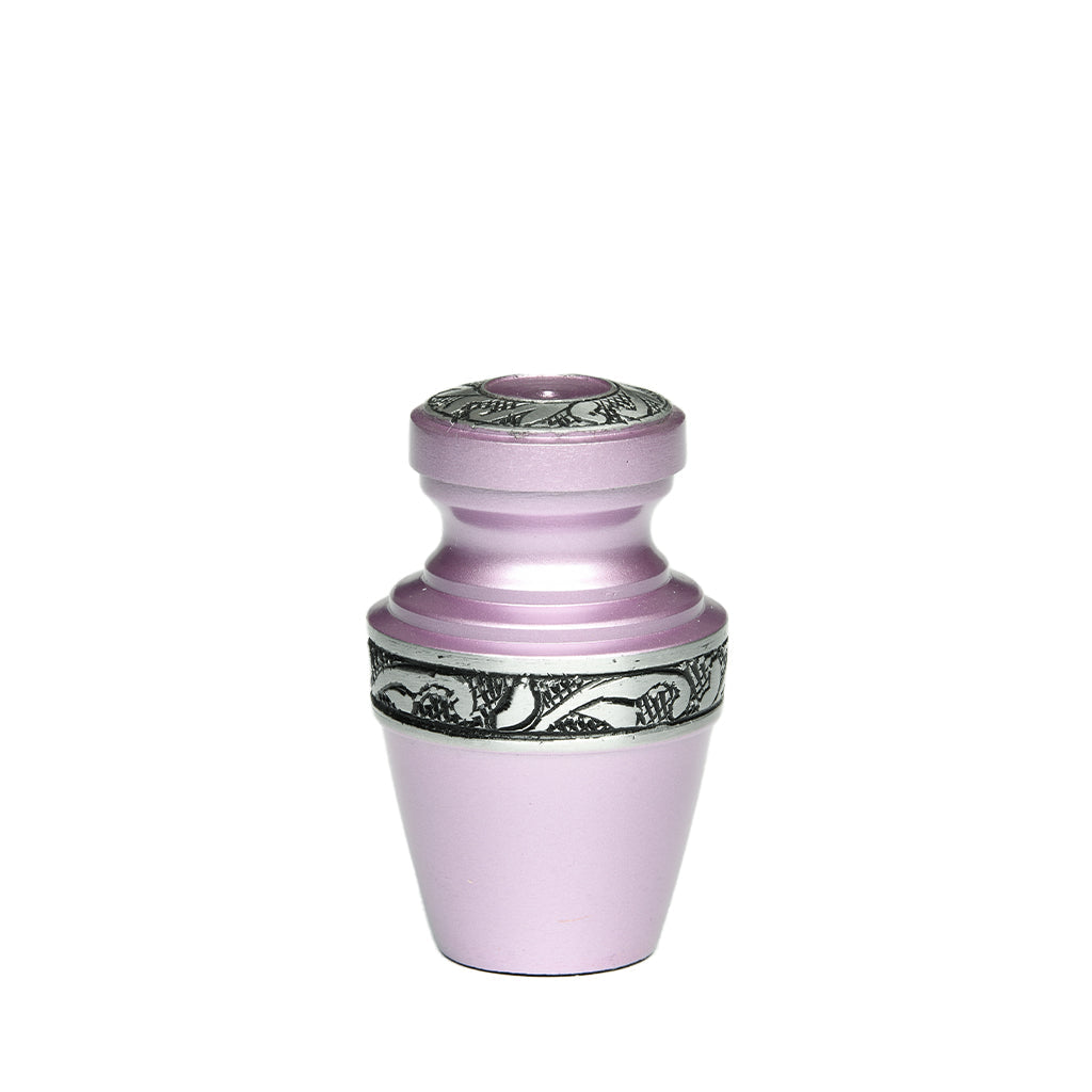 KEEPSAKE - Alloy Urn -3076- Grecian with Flowing Vine Lilac