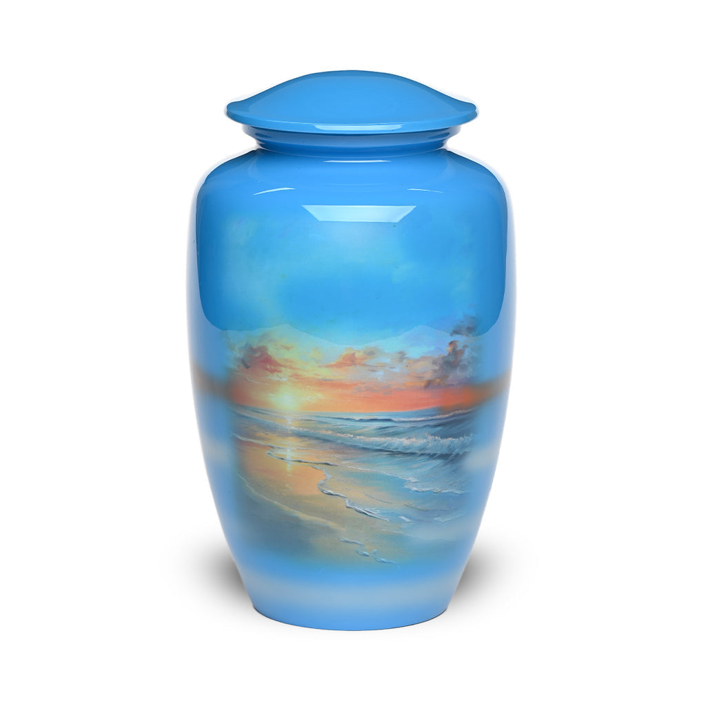 ADULT - Alloy Urn -3370- Sunset Beach