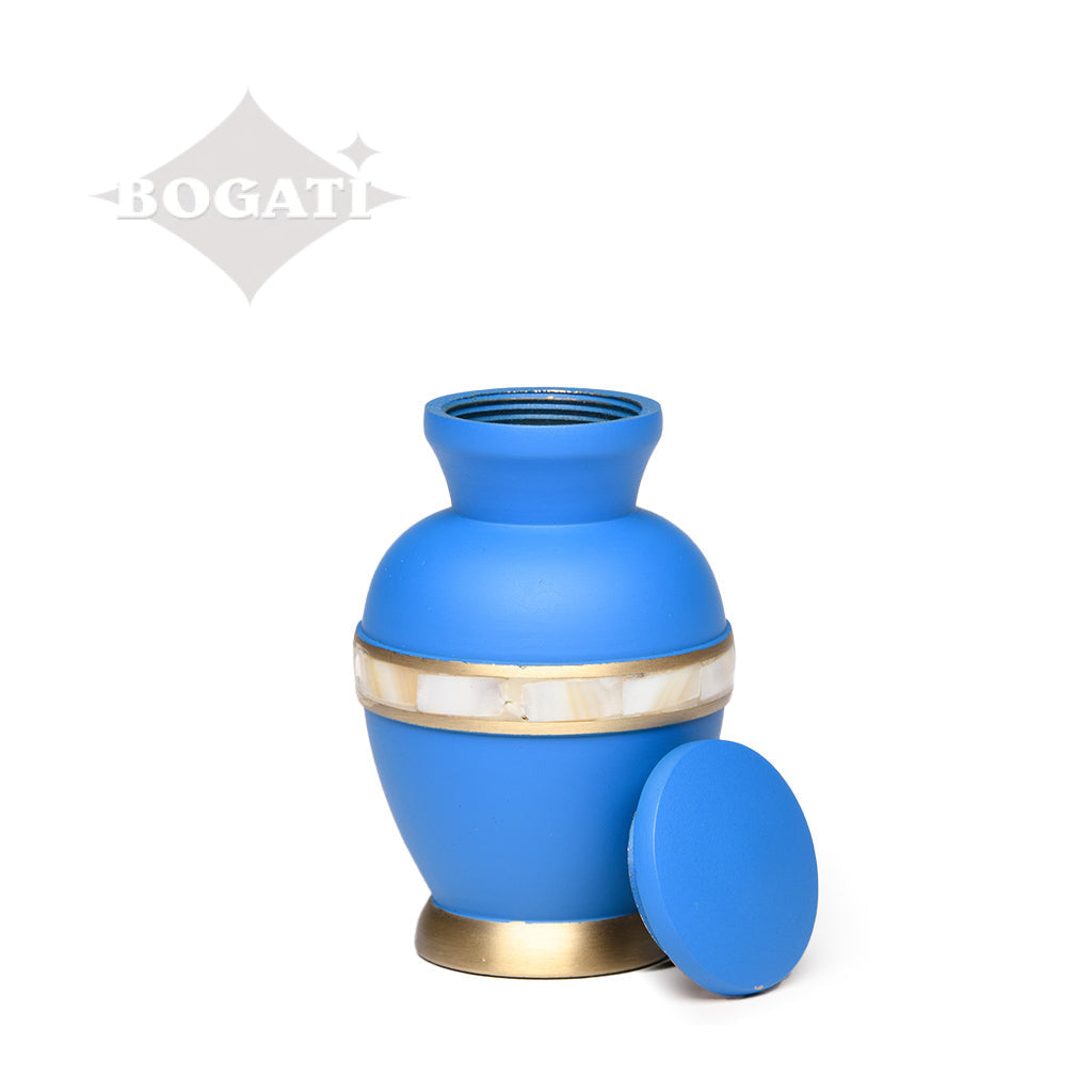 KEEPSAKE Brass urn -5000-2 - Matte Mother of Pearl