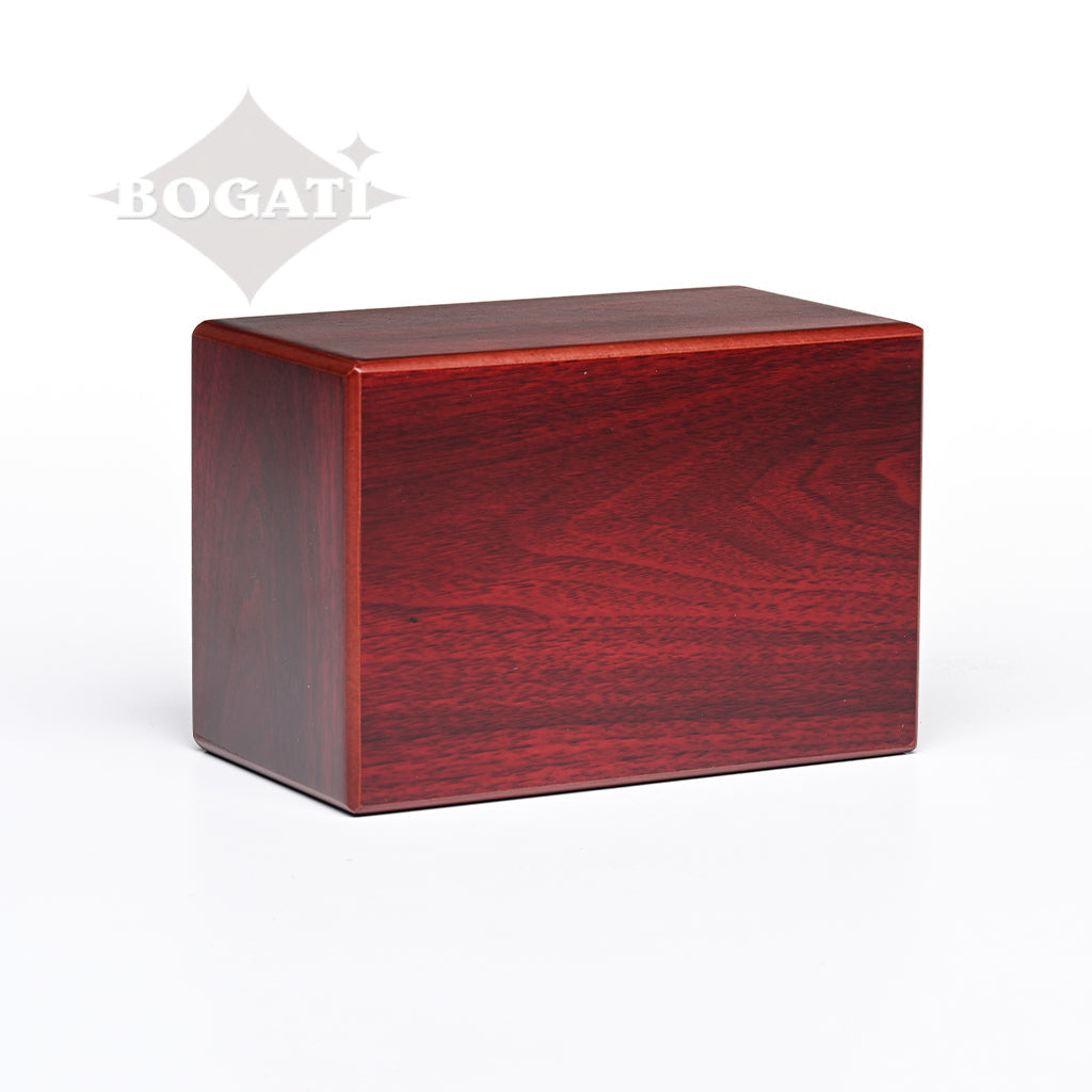 LARGE MDF Simplicity Urn -B038- Dark Cherry finish - Case of 16