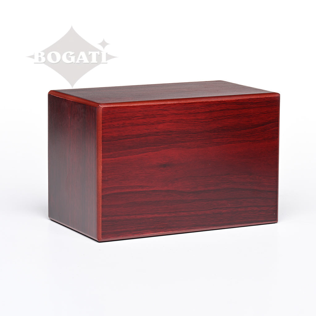 EXTRA LARGE MDF Simplicity Urn -B038- Dark Cherry finish