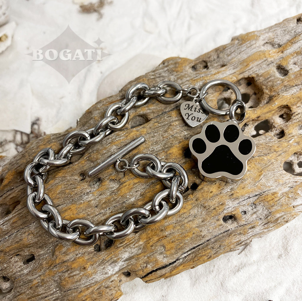 J-BRAC-11 - “Tiffany” Style Link Bracelet - Silver-tone - Small 6.5”
