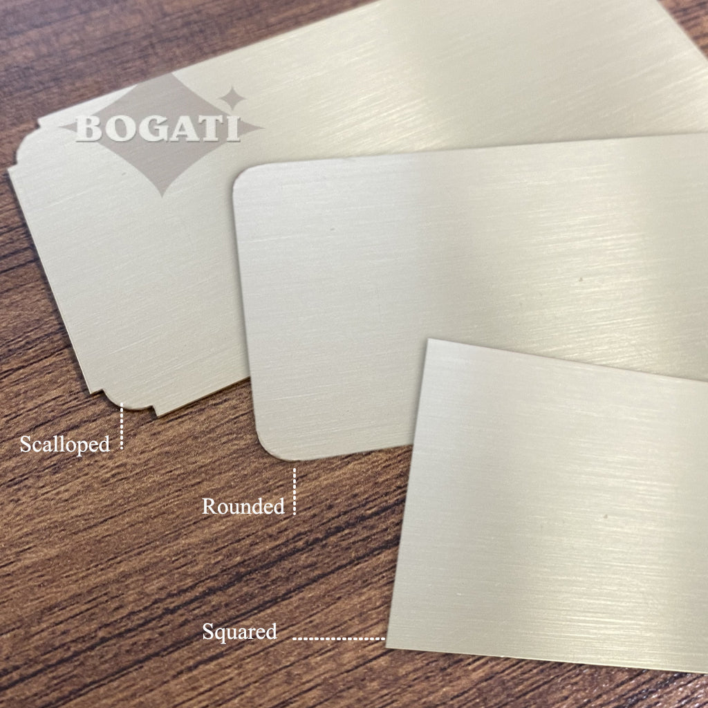 Engraved Brass Plate ~Size 3" x 1"