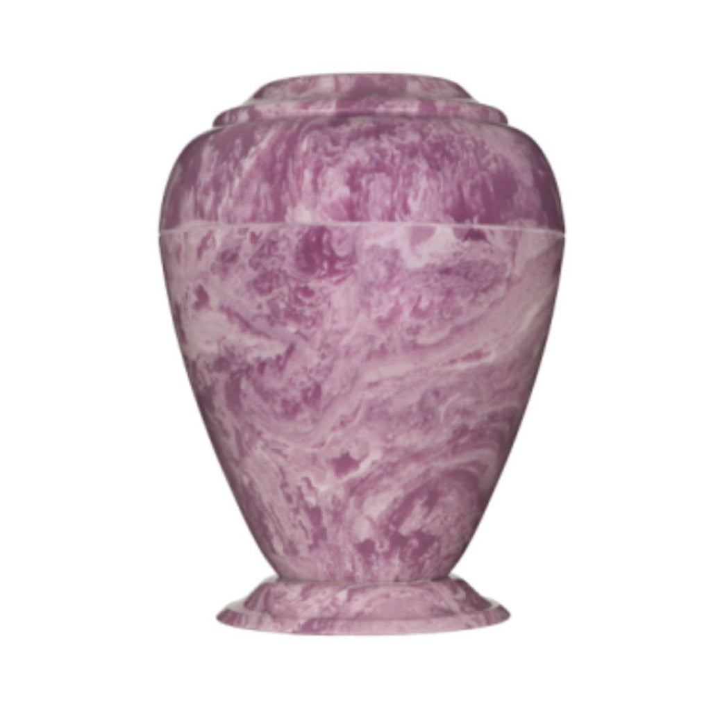 ADULT Georgian Vase Cultured Marble Urn Purple