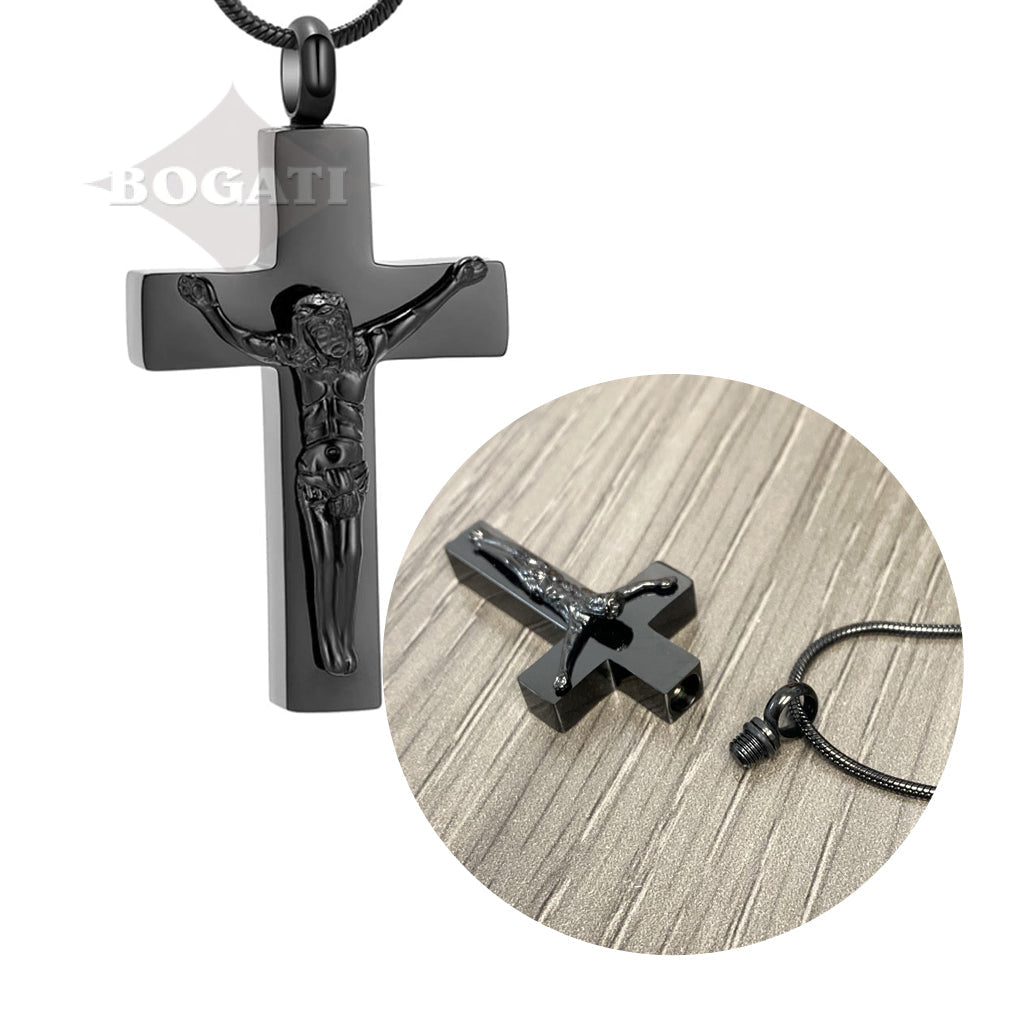 J-011 - Crucifix - Pendant with Chain