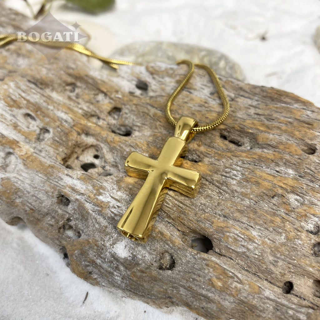 J-043 - Cross - Pendant with Chain