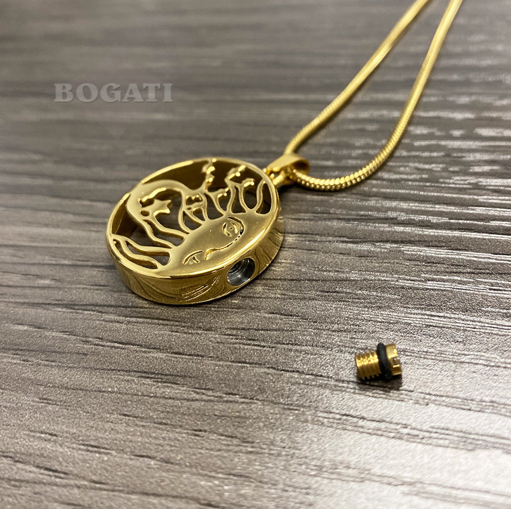 J-122 – Sun & Moon - Pendant with Chain