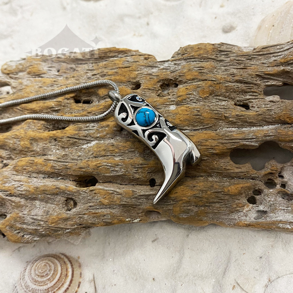 Cowboy Boot - Cremtion Necklace - Bogati