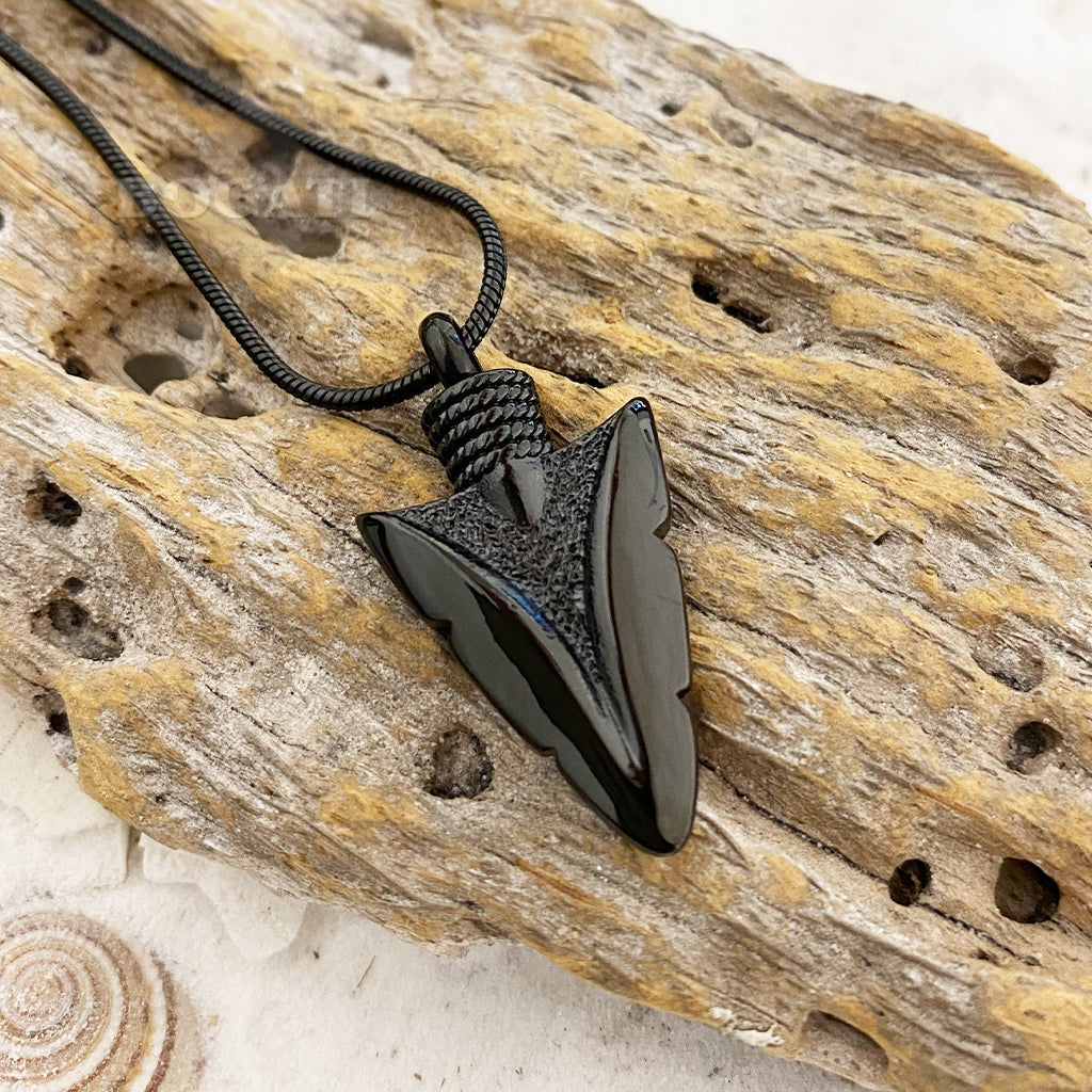 J-1515 Arrowhead - Silver-tone - Pendant with Chain