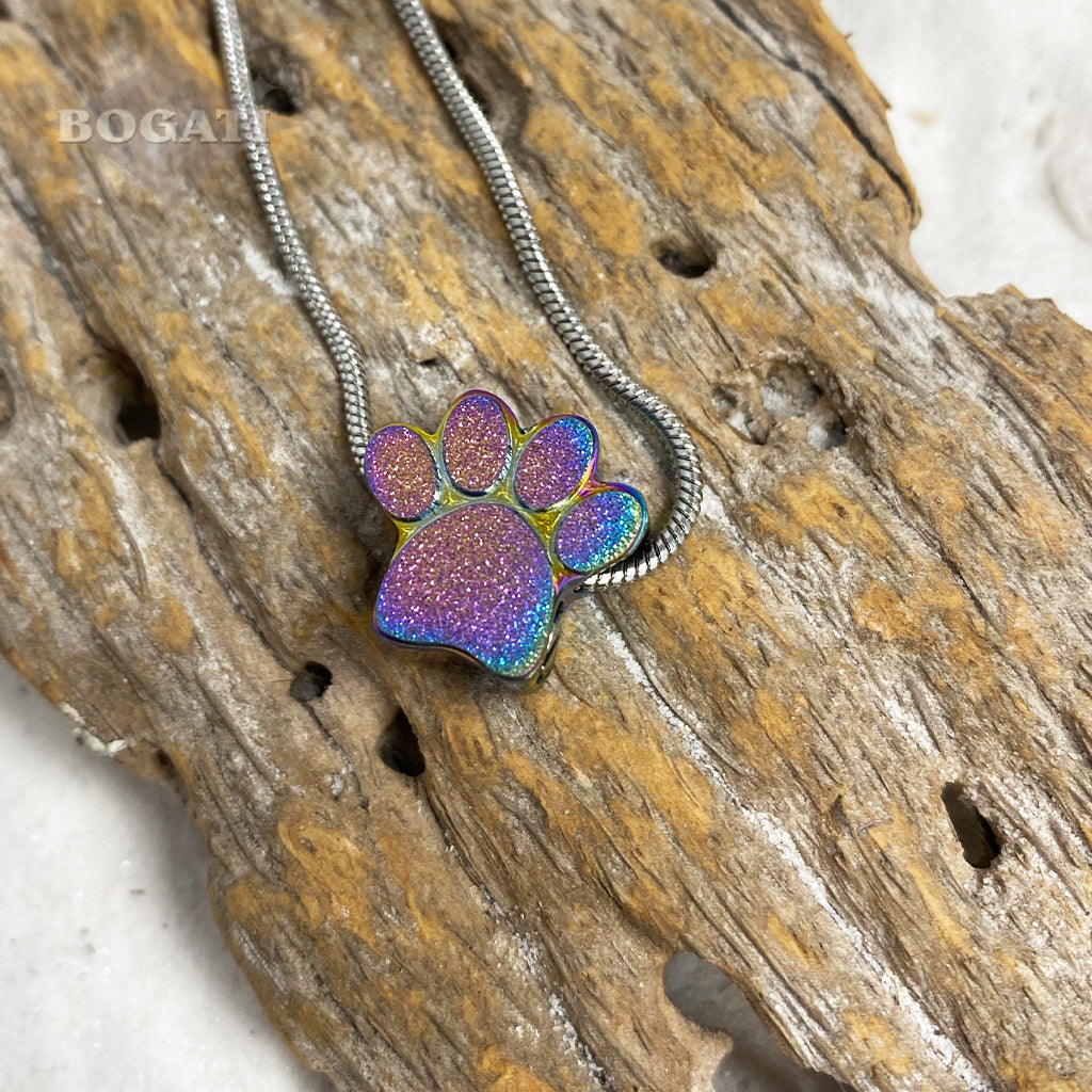 J-158 - Mini Paw - Pendant with Chain