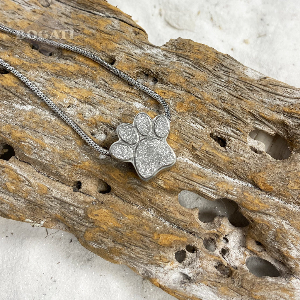 J-158 - Mini Paw - Pendant with Chain