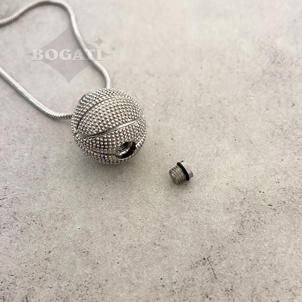 J-1623 - Basketball- Pendant with Chain