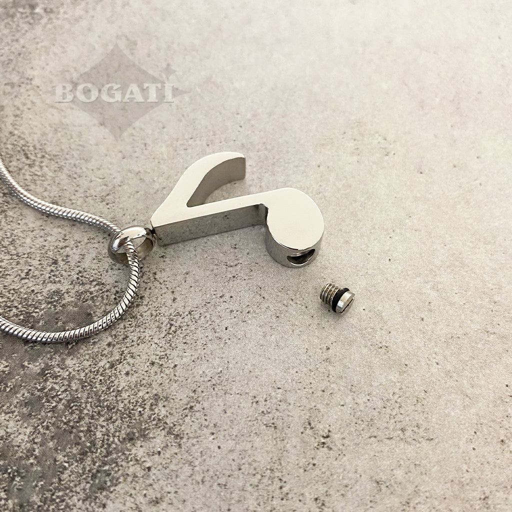 J-188 - Musical Note - Pendant with Chain