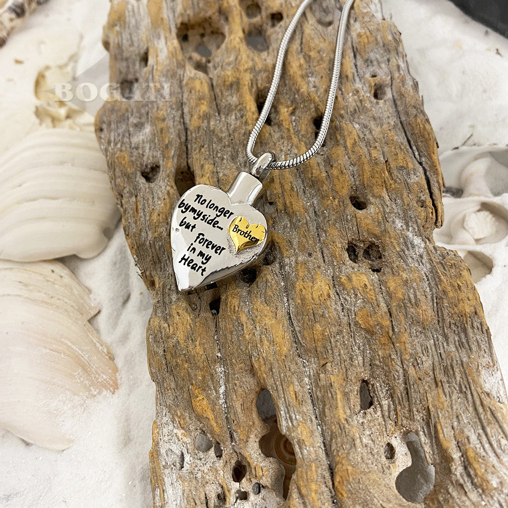 Family Heart - Brother- cremation Pendant - Bogati