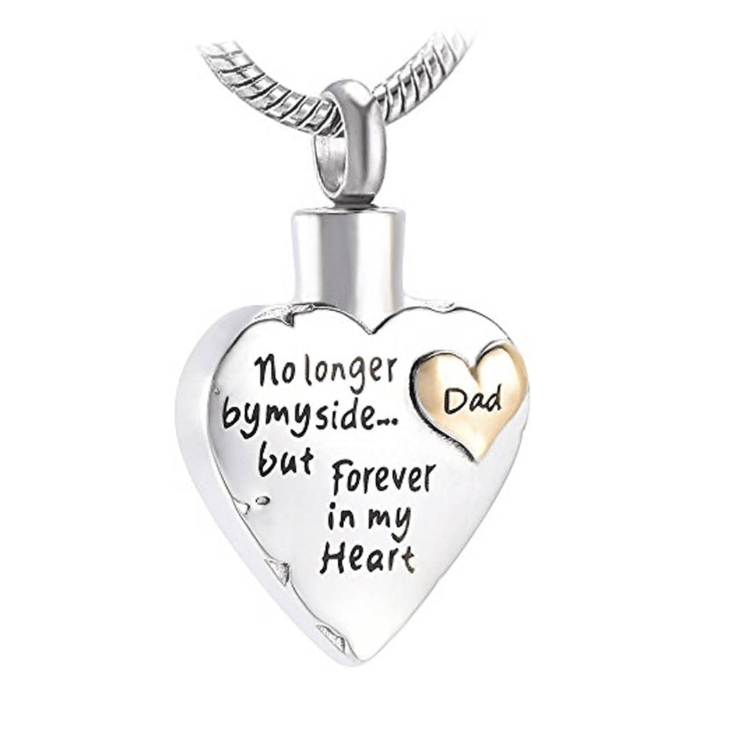 Family Heart- DAD - Memorial Necklace - Bogati