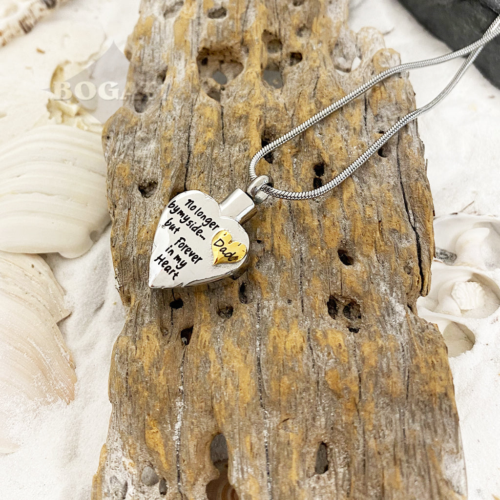 Family Heart - Dad- cremation Pendant - Bogati