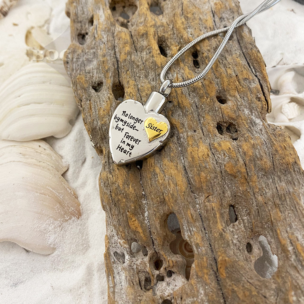 Family Heart - Sister - cremation Pendant - Bogati