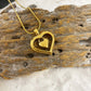 J-269 - Heart Charm - Pendant with Chain