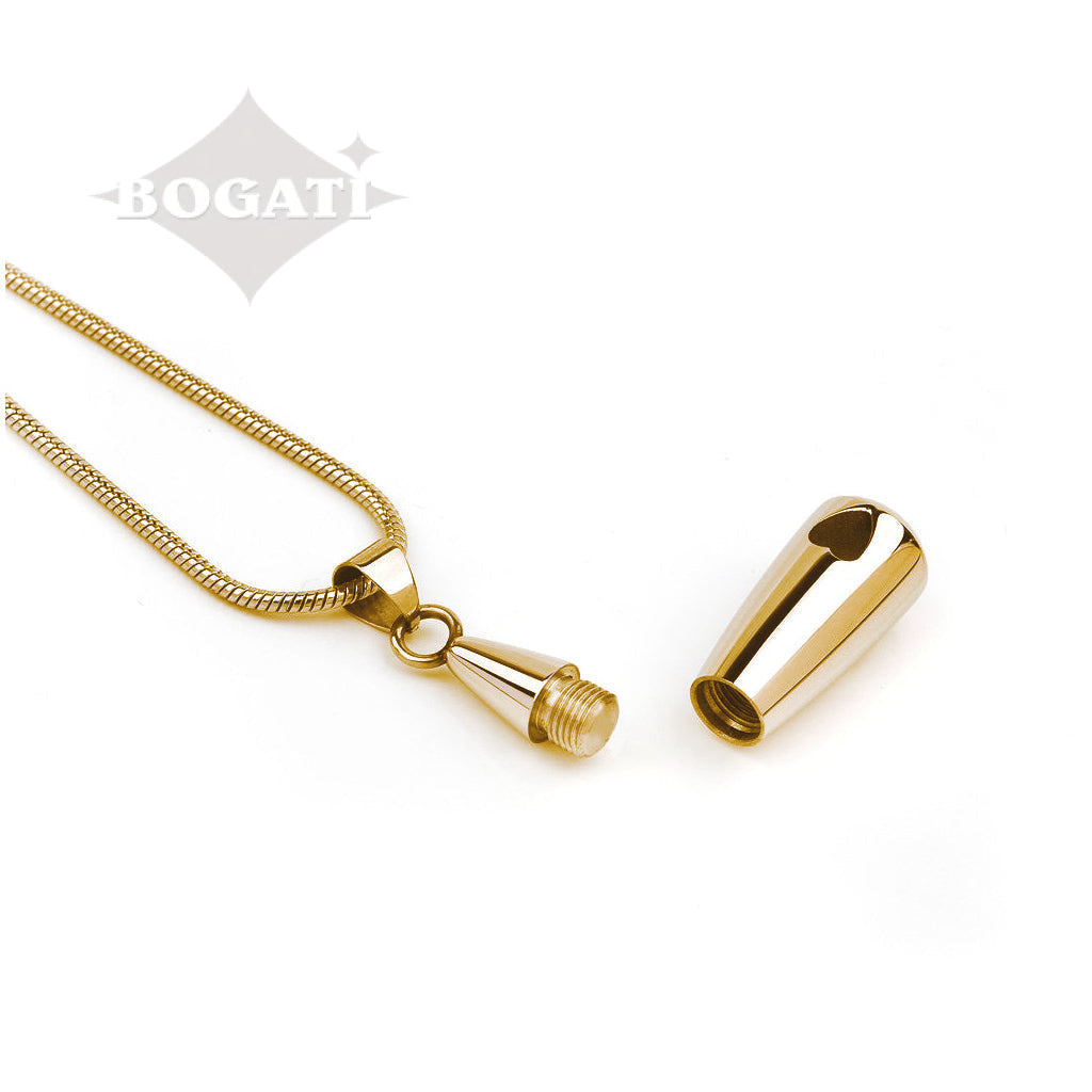 J-793 - Heart Teardrop - Pendant with Chain