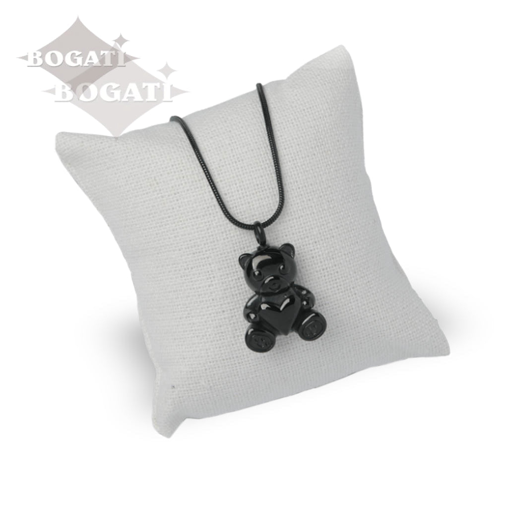 J-800 - Teddy Bear Pendant With Chain