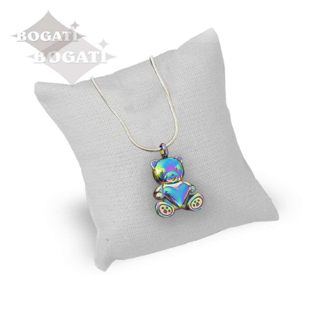 J-800 - Teddy Bear Pendant With Chain