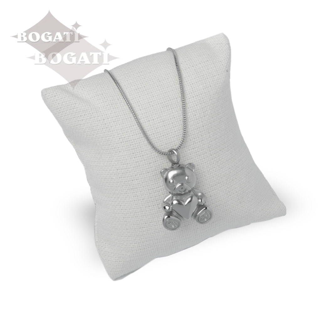 J-800 - Teddy Bear Pendant With Chain