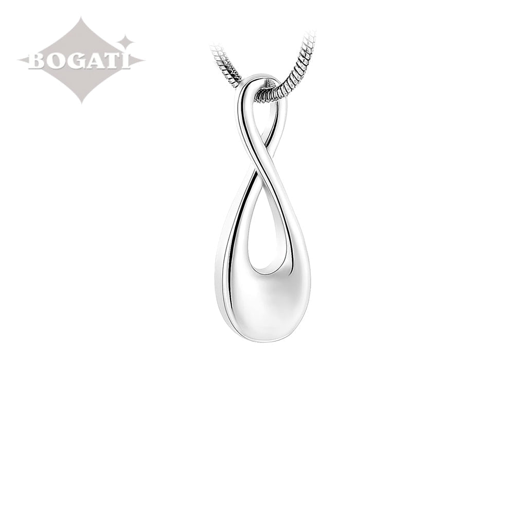 J-993 Infinity - Pendant With Chain Silver Small