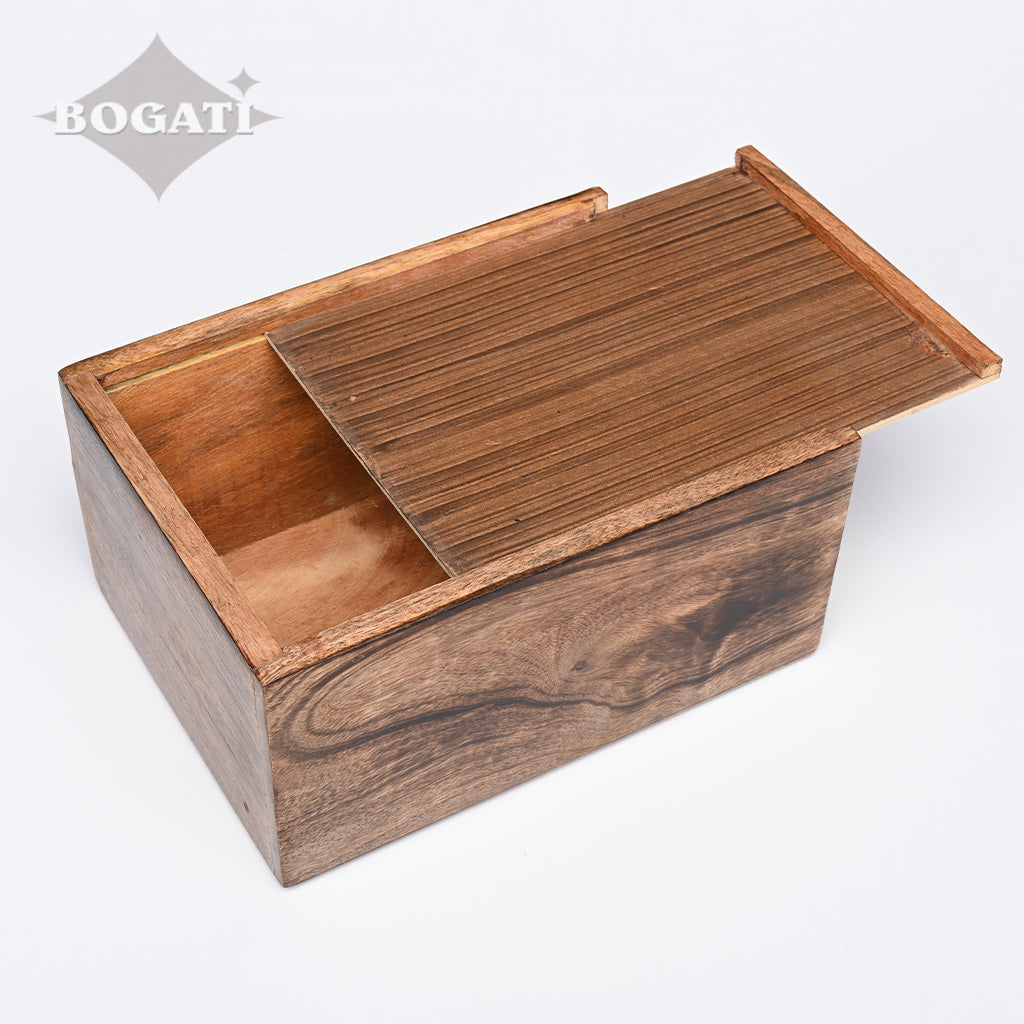 LARGE Mango wood Urn -2820 - Tree of Life