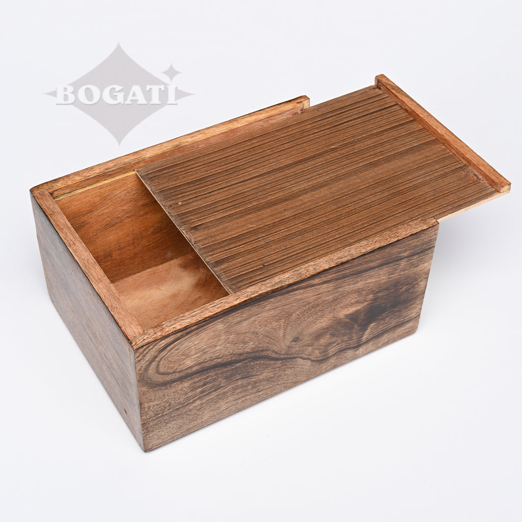 LARGE Mango wood Urn -2820 - Tree of Life