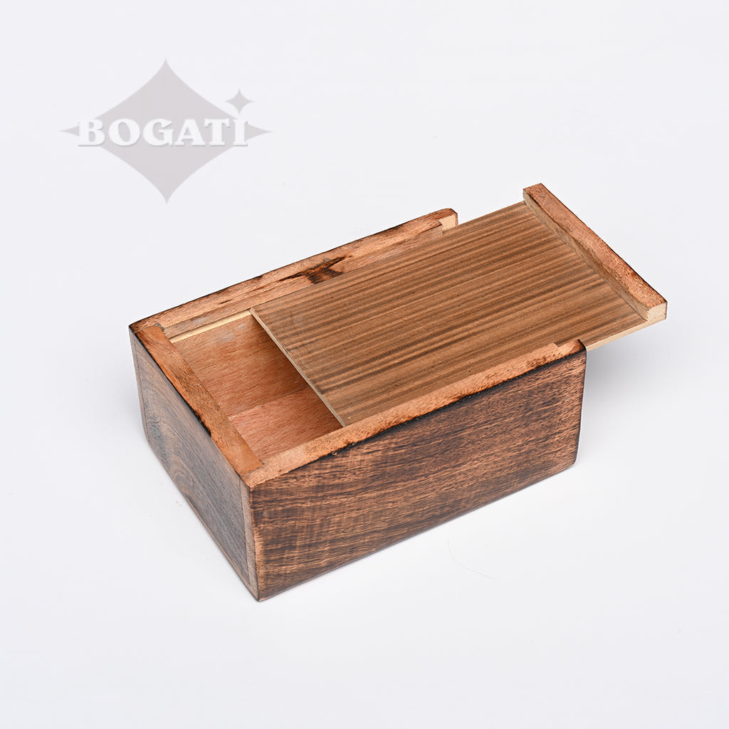 SMALL Mango wood Urn -2820 - Tree of Life