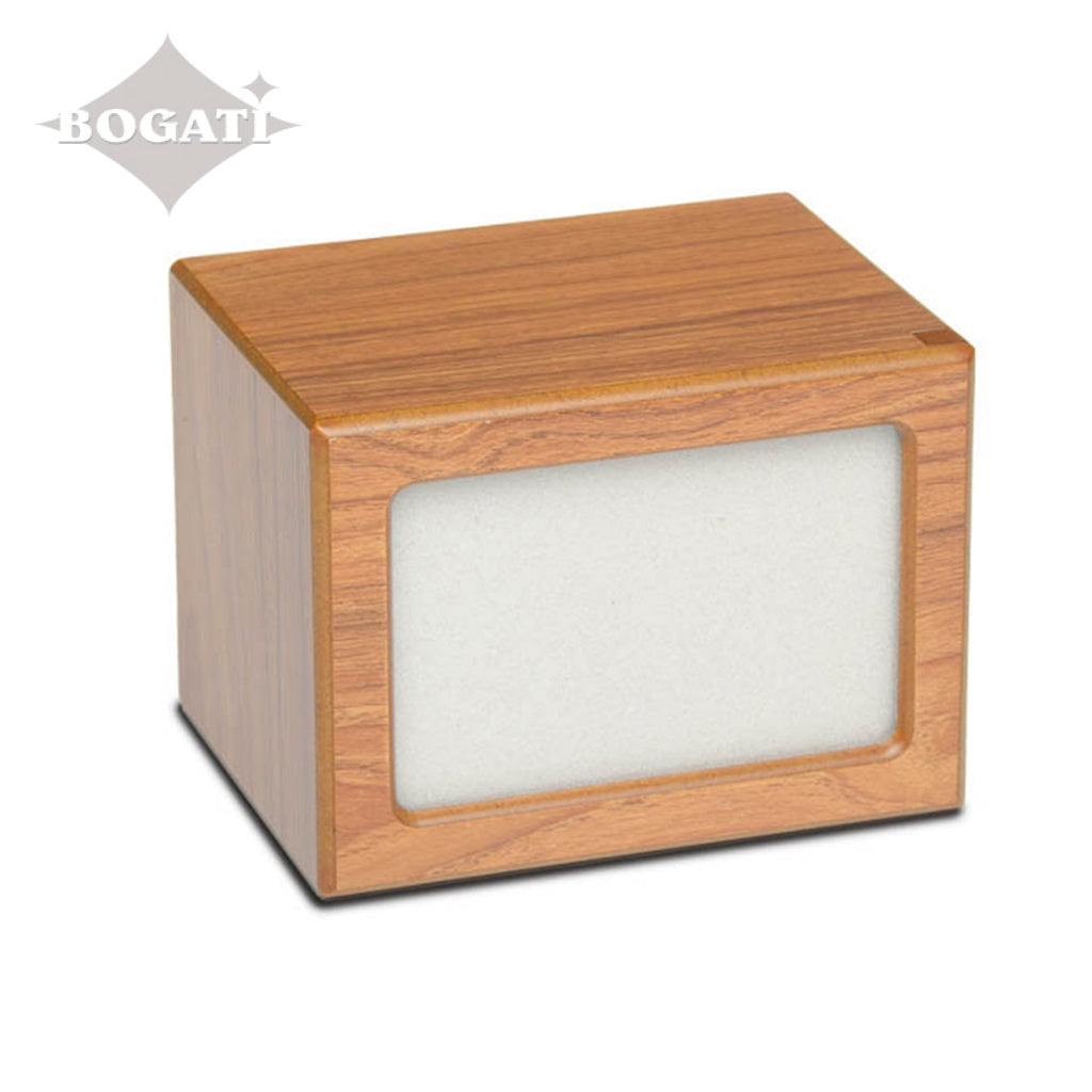 MEDIUM Photo Frame urn -PY06- Blank (Add your picture) Brown