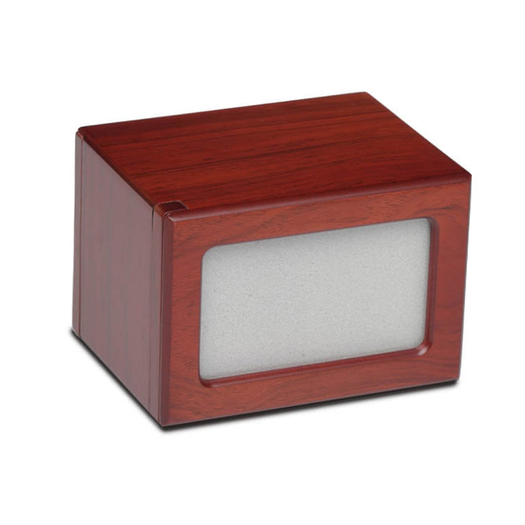 MEDIUM Photo Frame urn -PY06- Blank (Add your picture) CASE Cherry
