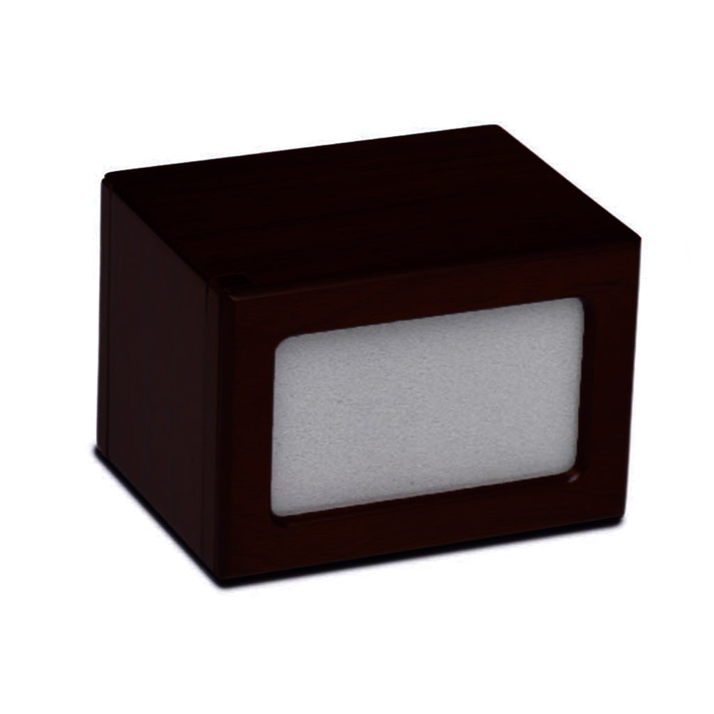 MEDIUM Photo Frame urn -PY06- Blank (Add your picture) CASE Dark Cherry