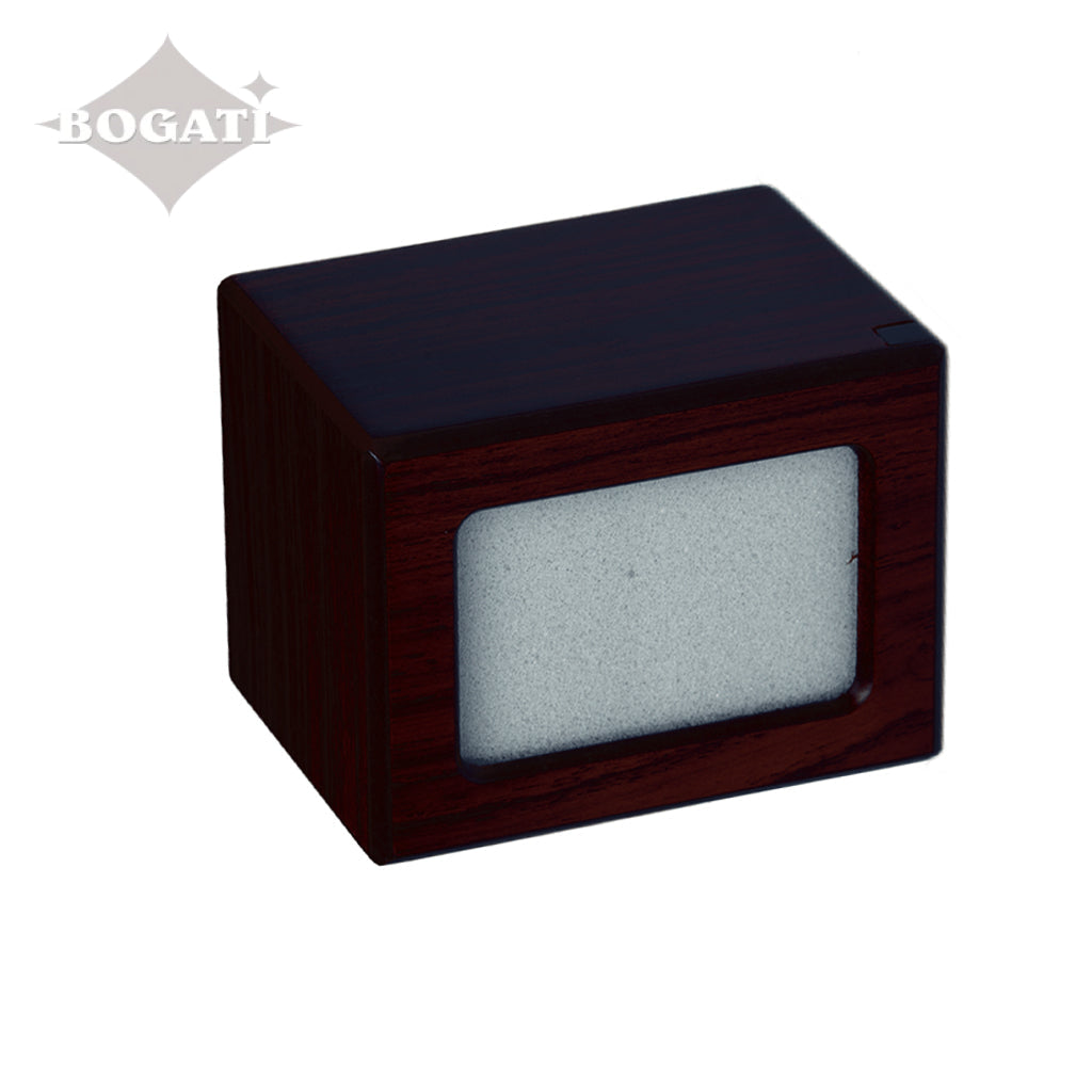 SMALL Photo Frame urn -PY06- Blank (Add your picture) Dark Cherry