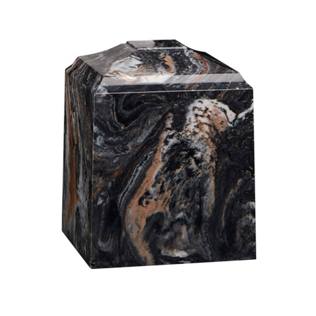 SMALL Cube Cultured Marble Mission Black