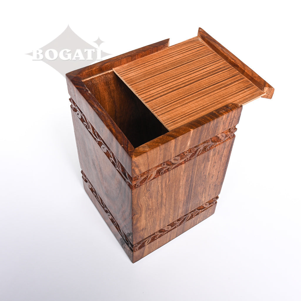 IMPERFECT SELECTION - ADULT - Rosewood Tower Urn -2733- Border w/blank panels